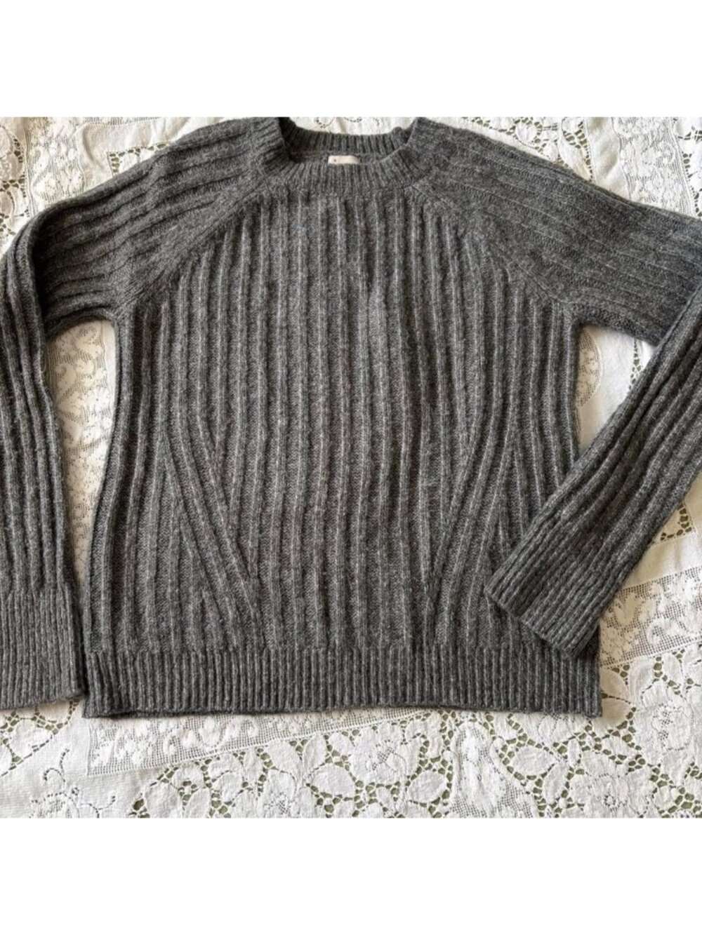 A New Day grey ribbed sweater Size XS #knitwear #winterwear